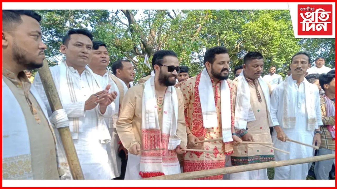 তিনিচুকীয়াত মটক বিহু : লোকে লোকাৰণ্য মৰুৎ নন্দন কানন