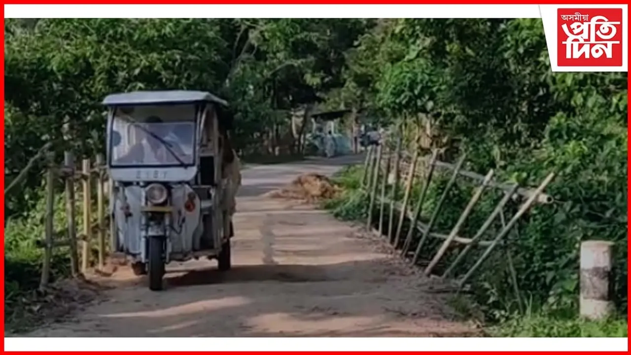 উন্নয়নৰ নামত ভেকোভাওঁনাঃ ননৈৰ বিপদ সংকুল বাঁহৰ দলঙে জীয়াতু ভোগাইছে স্থানীয় ৰাইজক