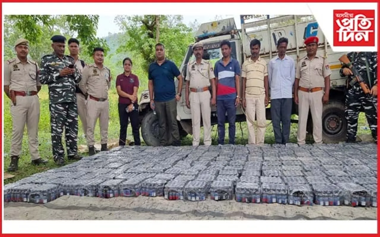 কৃষ্ণাইৰ কাছুমাৰীত আৰক্ষী-চি আৰ পি এফৰ অভিযান  