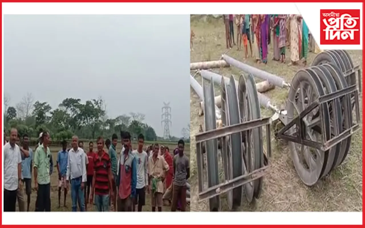 ৰাইজেই ৰজা : বিহালীত পাৱাৰ গ্ৰীডৰ লাইন সংযোগৰ কাম বন্ধ কৰালে স্থানীয় ৰাইজে...