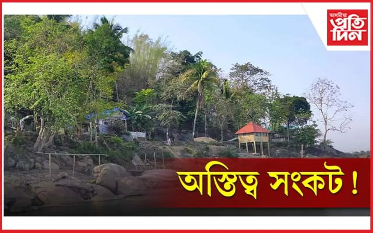 ব্ৰহ্মপুত্ৰৰ বুকুত জাহ যোৱাৰ দিশে বাঘবৰৰ বৈঠাপুতা সত্ৰ...