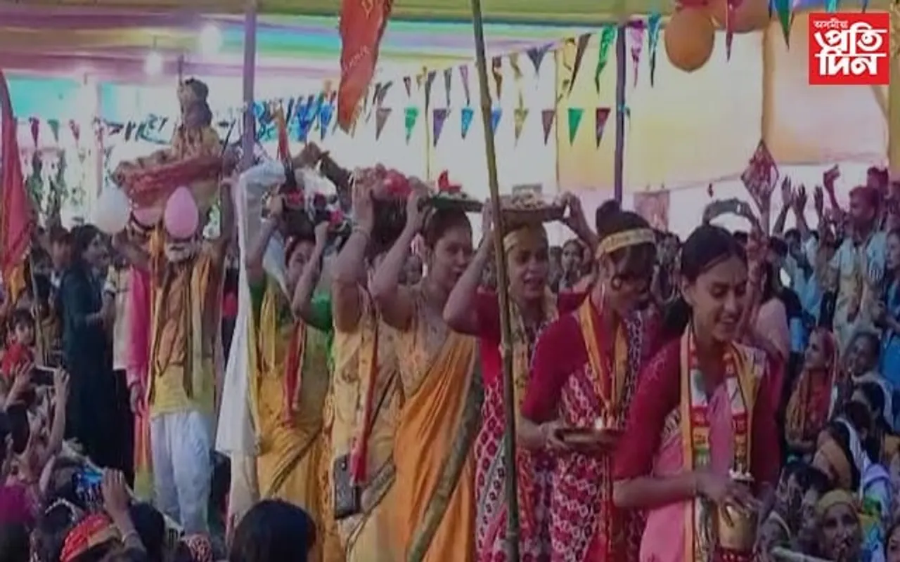 সাত দিনীয়া কাৰ্যসূচীৰে শ্ৰী মদ্ভাগৱত সপ্তাহ জ্ঞান মহাযজ্ঞ সমাৰোহৰ অনুষ্ঠিত...