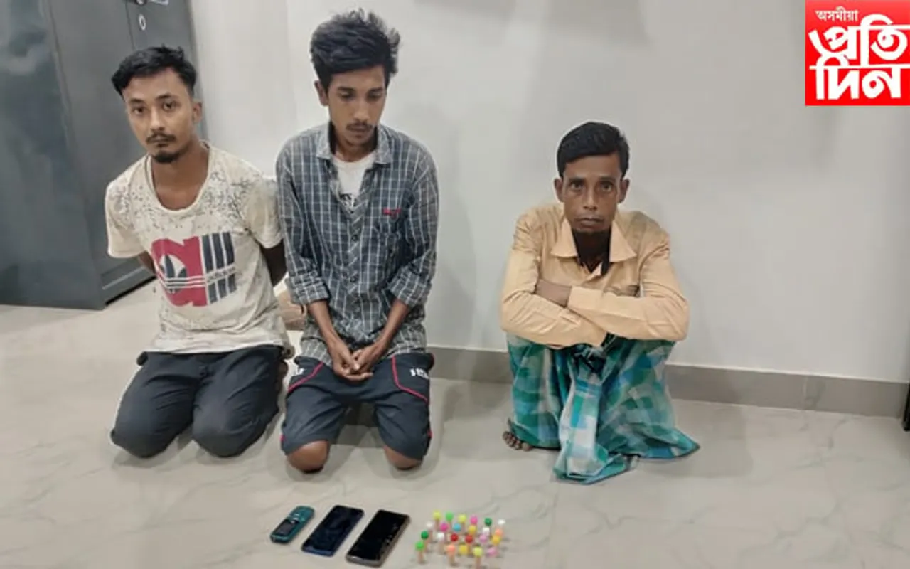 অব্যাহত আছে ড্ৰাগছ বিৰোধী অভিযান: বটদ্ৰৱাত ড্ৰাগছসহ আটক তিনি যুৱকক...
