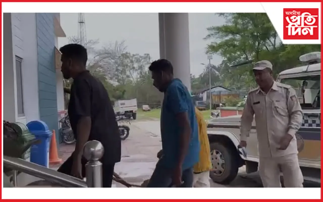 চাবুৱাৰ ডিকমত আৰক্ষী বাহন জ্বলোৱা অভিযোগত তিনিজনক আটক... 