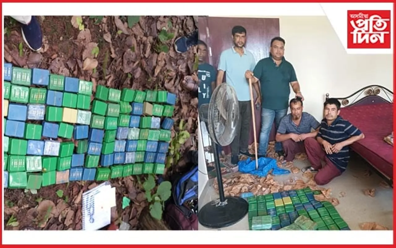 গুৱাহাটী-হাজোত জব্দ বৃহৎ পৰিমাণৰ ড্ৰাগছ : গ্ৰেপ্তাৰ দুই সৰবৰাহকাৰী