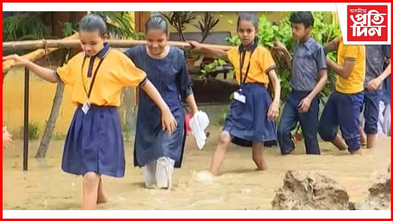 এজাক বৰষুণতেই পৰীক্ষা বাতিল কৰিব লগীয়া পৰিস্থিতিৰ সন্মুখীন গুৱাহাটী মহানগৰী