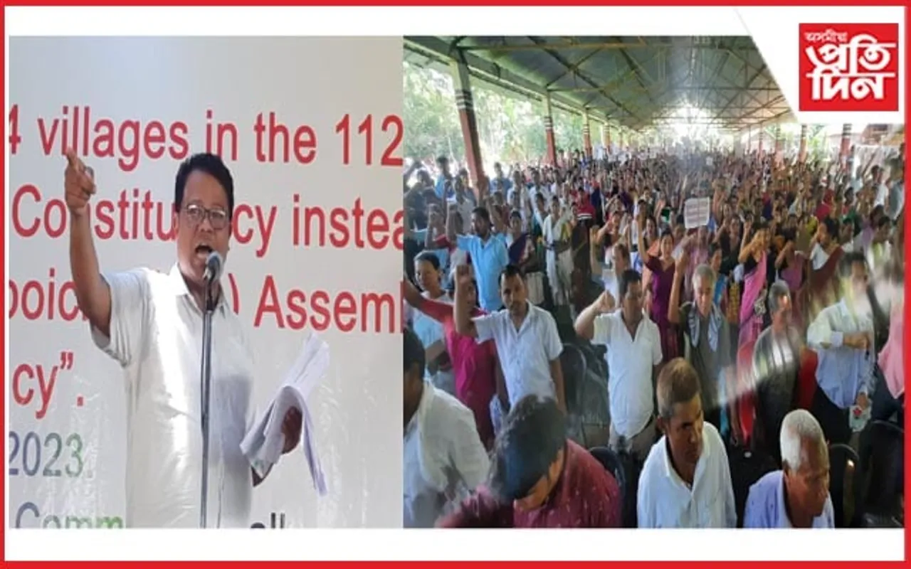 নাওবৈছালৈ নাযায় ঘিলামৰাবাসী; সৰ্বদলীয় সভাত সকীয়নি জনতাৰ...