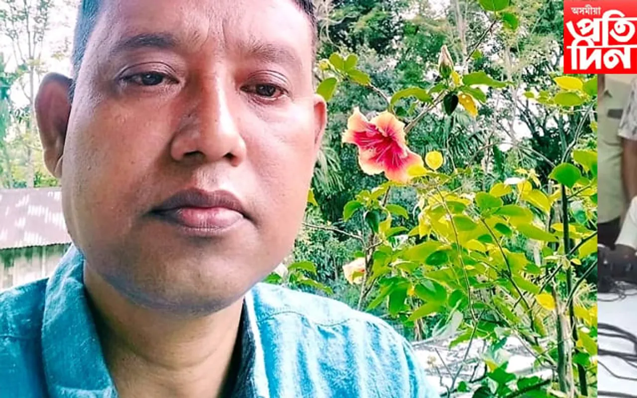 ঢকুৱাখনাৰ শিক্ষক অবিনাশ  ভৰালীৰ বিয়োগ