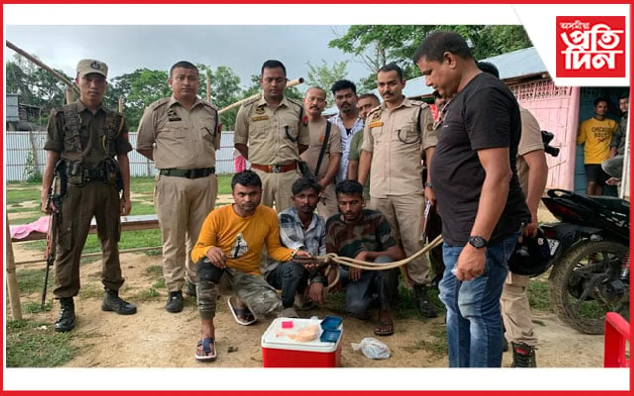 সৰুপথাৰত সন্দেহজনক নিচাযুক্ত দ্ৰব্যসহ ৩ সৰবৰাহকাৰীক আটক...
