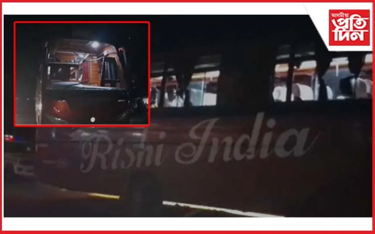 ৩৭ নং ৰাষ্ট্ৰীয় ঘাইপথৰ নৈশ বাছলৈ শিল দলিয়ালে এজনেঃ বৃহৎ দুৰ্ঘটনাৰ পৰা কথমপি ৰক্ষা 