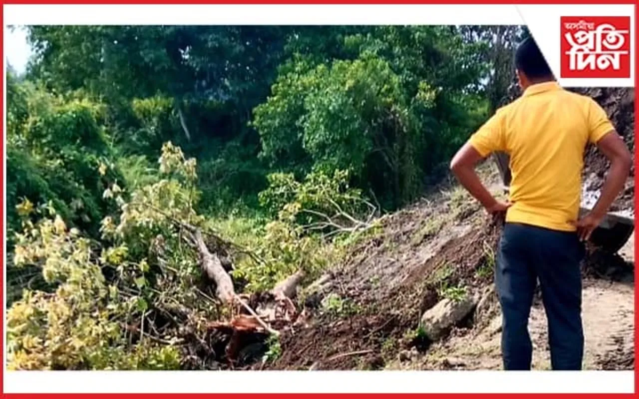ঢকুৱাখনাত মুখ্যমন্ত্ৰী উন্নত পকী পথ আঁচনিৰ নামত অনিয়ম