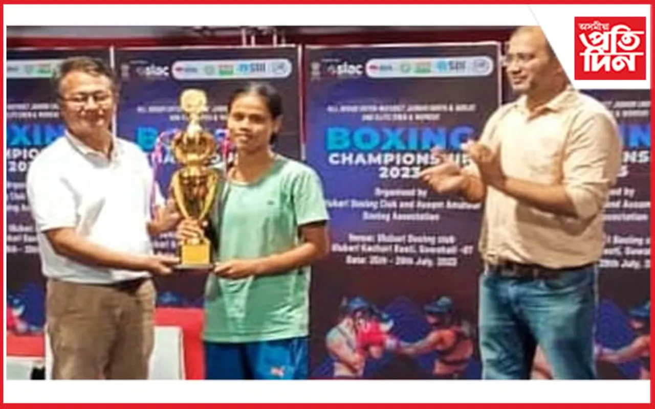 শ্ৰেষ্ঠ বক্সাৰৰ সন্মানেৰে উজ্বলিল প্ৰিয়ংকাঃ যোৰহাটলৈ ৰূপ-ব্ৰঞ্জসহ ৩সোণৰ পদক