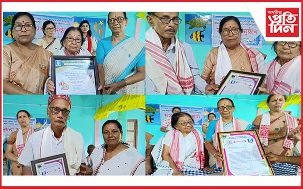 কমাৰবন্ধাত ৫ বিশিষ্টক লেখিকা সমাৰোহৰ সম্বৰ্ধনা...