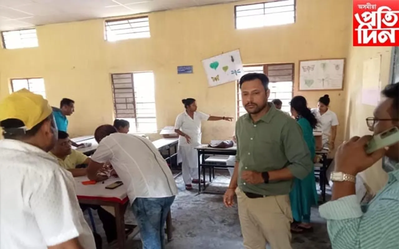 মায়ঙত শ্ৰীমন্ত শঙ্কৰ মিশ্যনৰ চকু ও স্বাস্থ্য পৰীক্ষা শিবিৰ