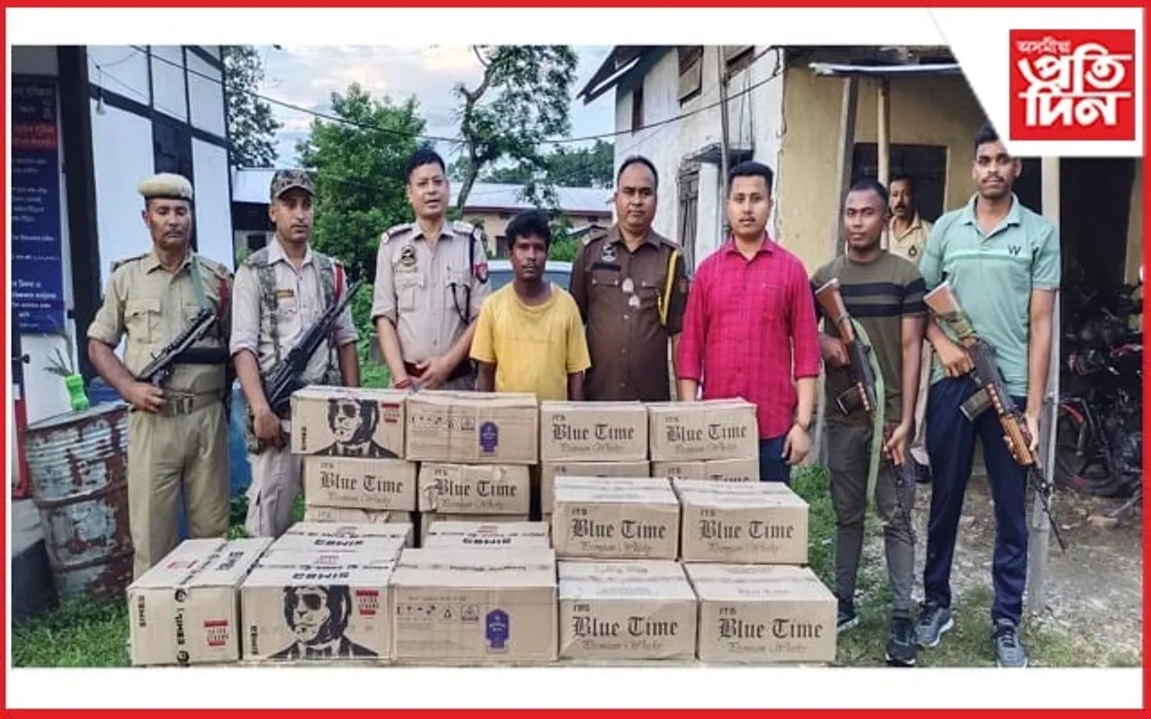 জামুগুৰিহাট ইটাখোলা আৰক্ষীৰ সাফল্যঃ ২৩ ‌কাৰ্টুন অৰুণাচলী সুৰাসহ আটক...