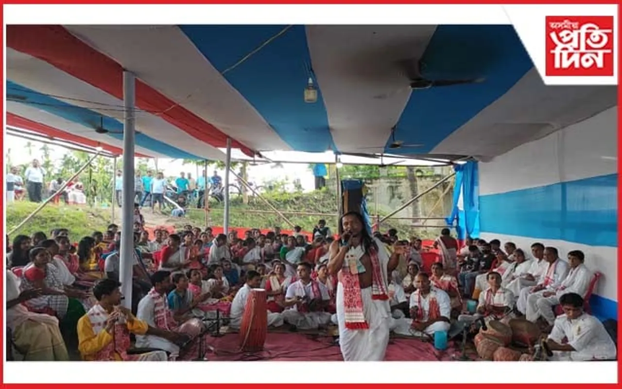 গোমোঠা গাঁৱত আঞ্চলিক অখণ্ড নাম মহোৎসৱৰ সামৰণি...