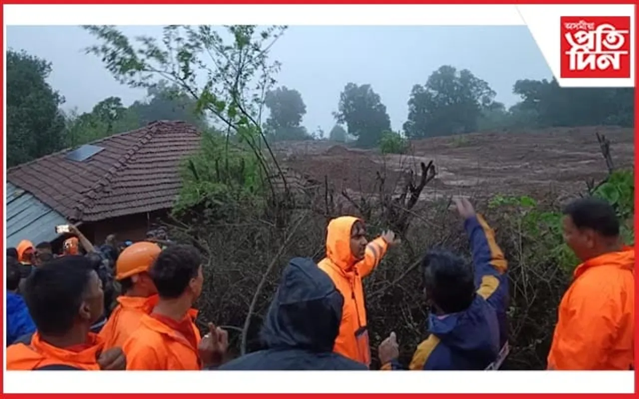 মহাৰাষ্ট্ৰত ভূমিস্খলন : ৪০ৰো অধিক পৰিয়াল ক্ষতিগ্ৰস্ত, নিহত ১৬ জন