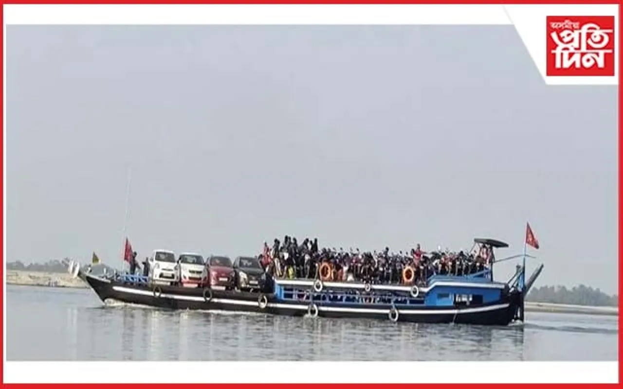 অনিৰ্দিষ্ট কাললৈ কমলাবাৰী নিমাতি ফেৰী সেৱা বন্ধৰ ঘোষণা...