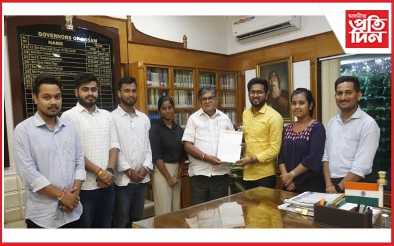 দেশত সংঘটিত নাৰী নিৰ্যাতনৰ ঘটনাক লৈ ৰাজ্যপালক স্মাৰক এবিভিপিৰ...