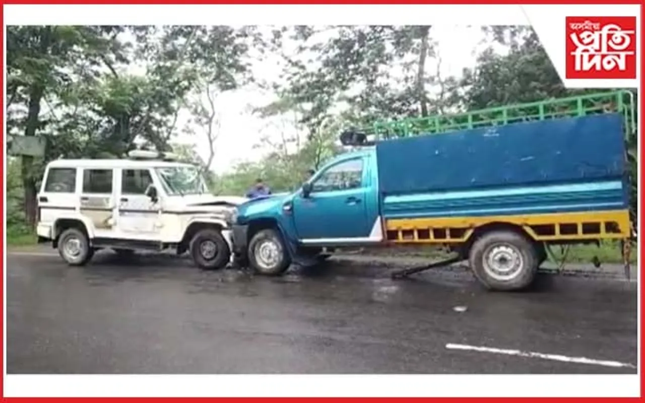 পুনৰ দুৰ্ঘটনাত পতিত মন্ত্ৰীৰ কনভয়; আহত...