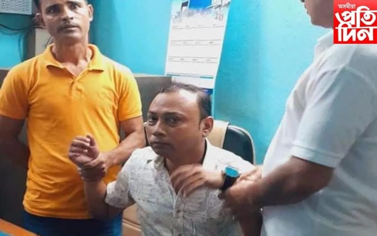 উৎকোচ লৈ হাত দাঙিলে স্বাস্থ্য বিভাগৰ কৰ্মচাৰী নৱজ্যোতি ভূঞাই