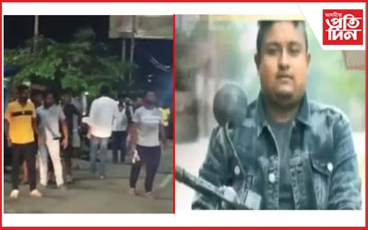 গোলাঘাট সদৰ থানাত উত্তপ্ত পৰিস্থিতিঃ আৰক্ষীৰ লাঠি চালনা...