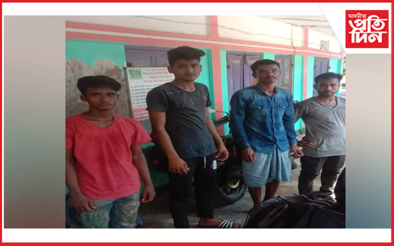 অবৈধভাৱে ভাৰতত প্ৰৱেশ, কাছাৰত গ্ৰেপ্তাৰ ৪ বাংলাদেশী নাগৰিক