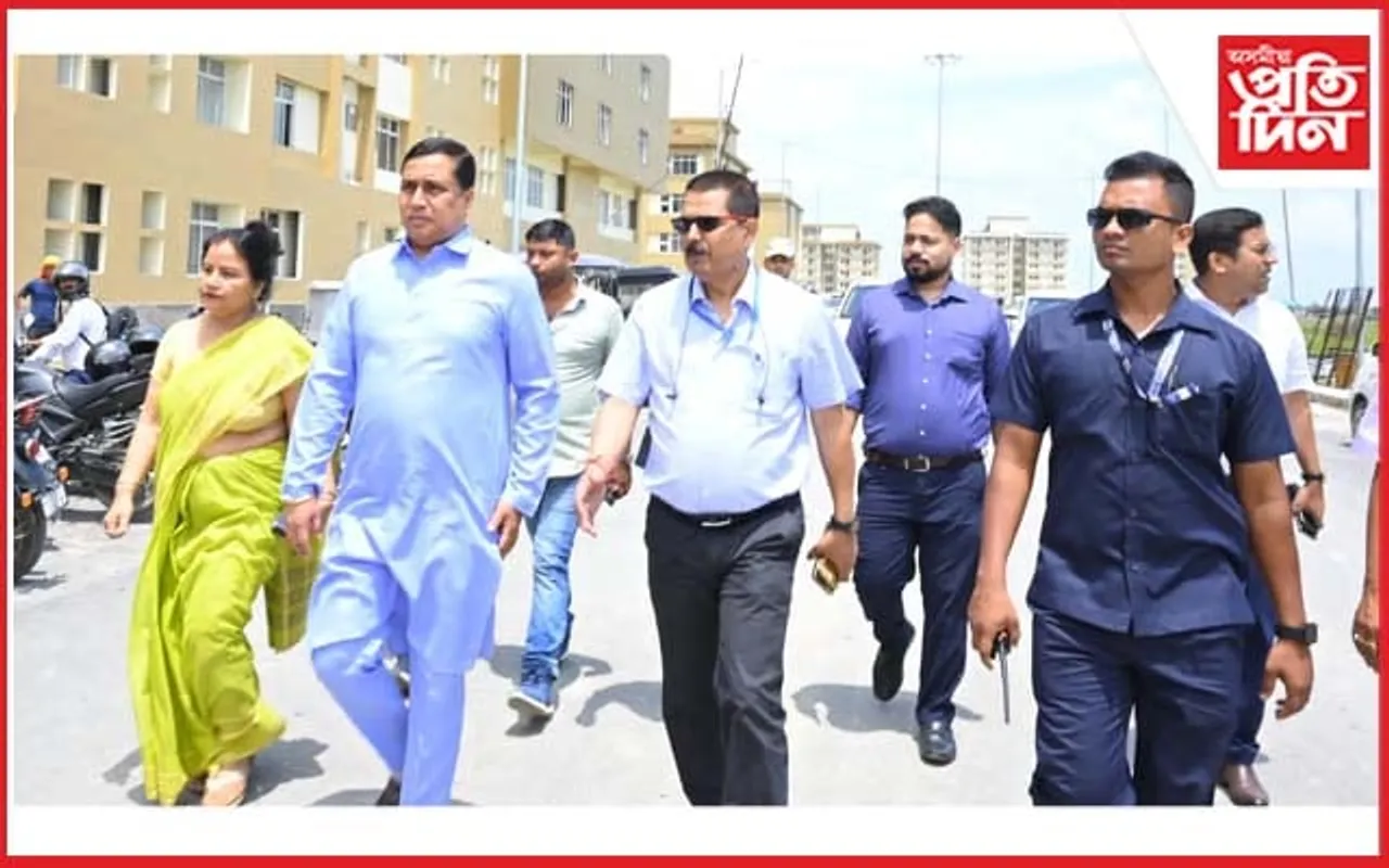 নলবাৰী মেডিকেল কলেজ আকস্মিক পৰিদর্শন মন্ত্ৰী জয়ন্ত মল্লবৰুৱাৰ...