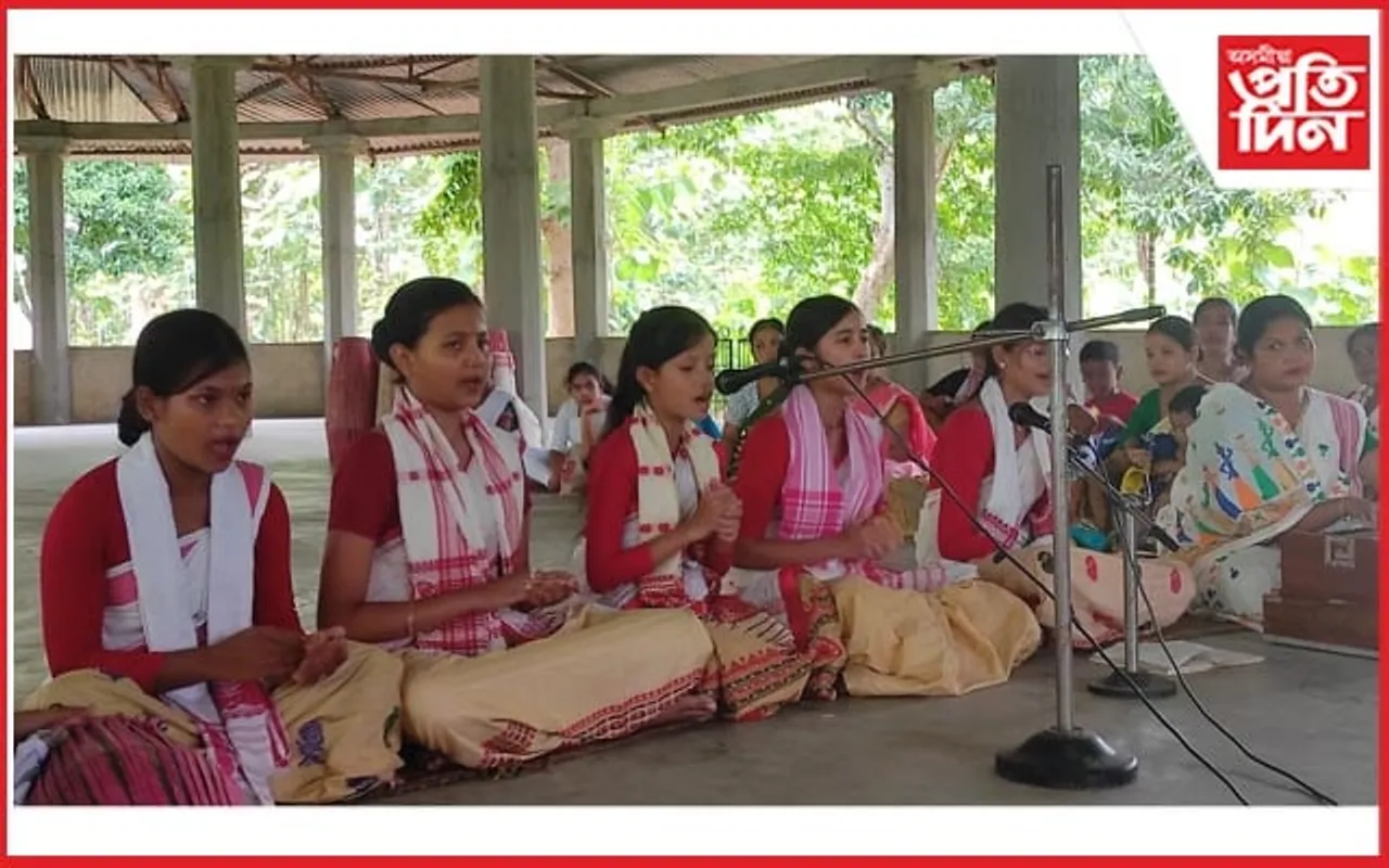 শ্ৰীমন্ত শংকৰদেৱ সংঘ কামপুৰ জিলা শাখাৰ উদ্যোগত আয়োজিত কৰ্মশালাৰ সামৰণি