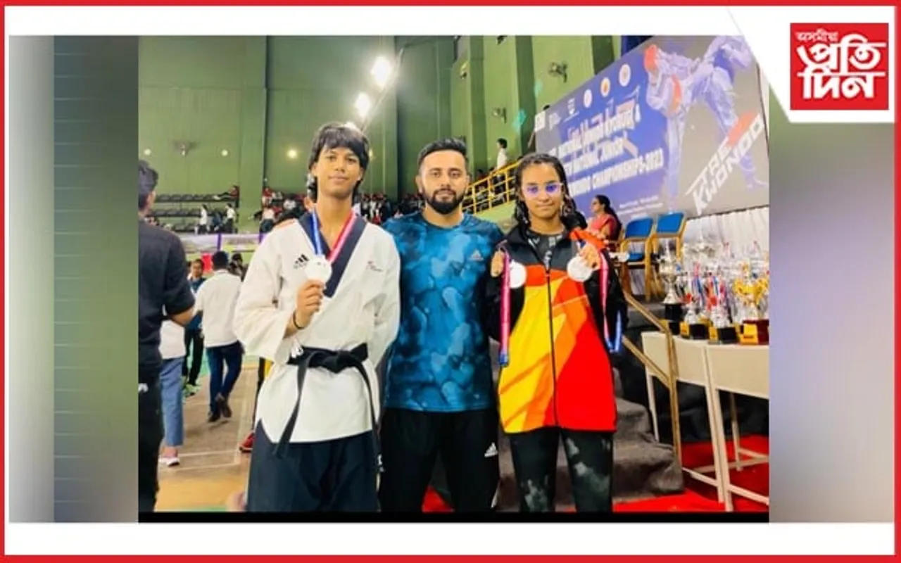 ৰাষ্ট্ৰীয় টাইকোৱাণ্ডো প্ৰতিযোগিতাত ৰূপৰ পদক লাভ দুই অসম সন্তানৰ