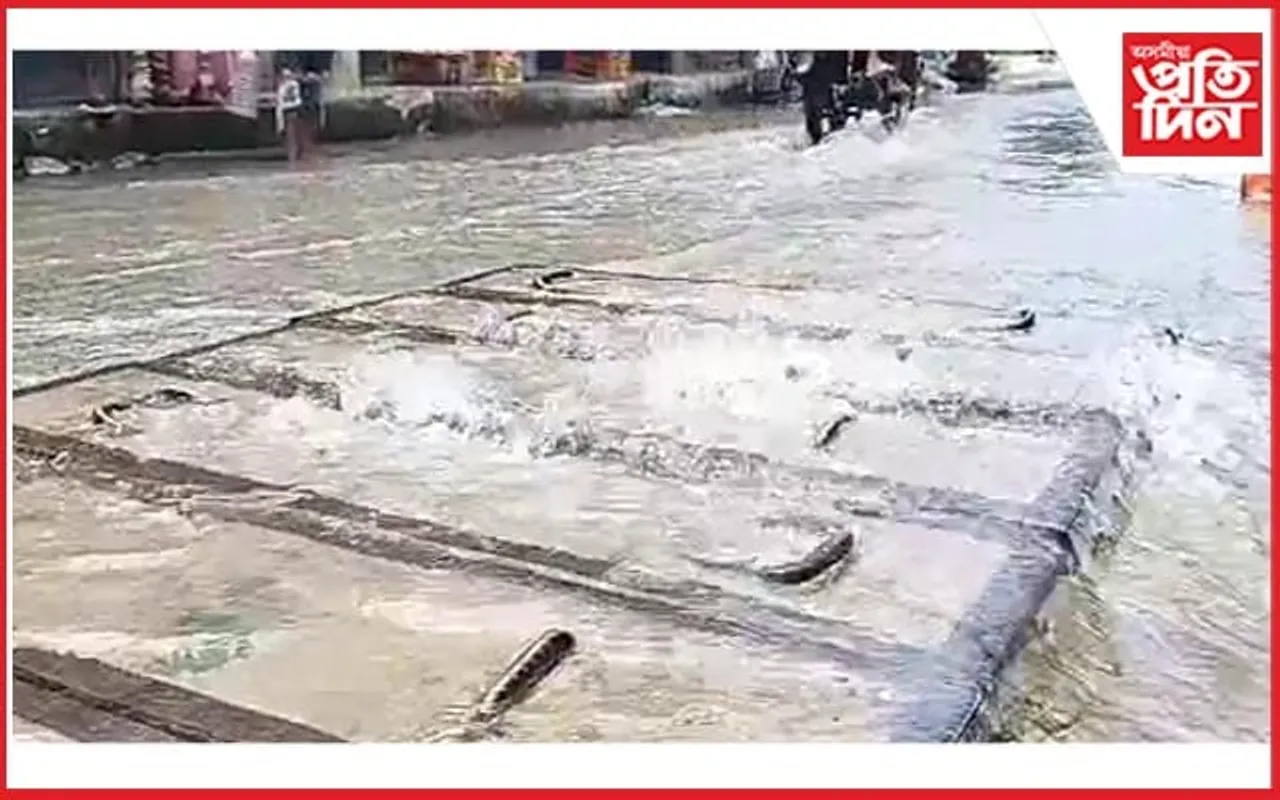 জাইকাৰ গাফিলতিঃ গুৱাহাটীত পুনৰ ফুটিল পানীৰ পাইপ...