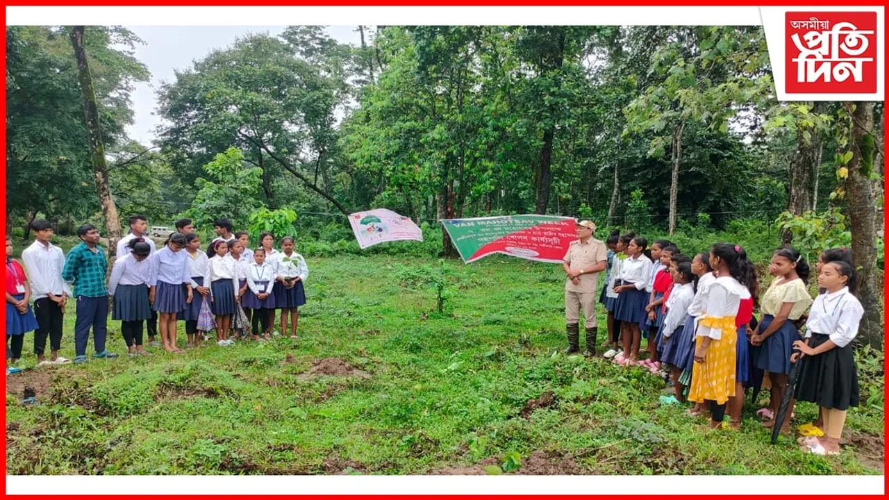 অৰুণাচল সীমান্তত ২০ হাজাৰ গছপুলি ৰোপণ বনবিভাগৰ...