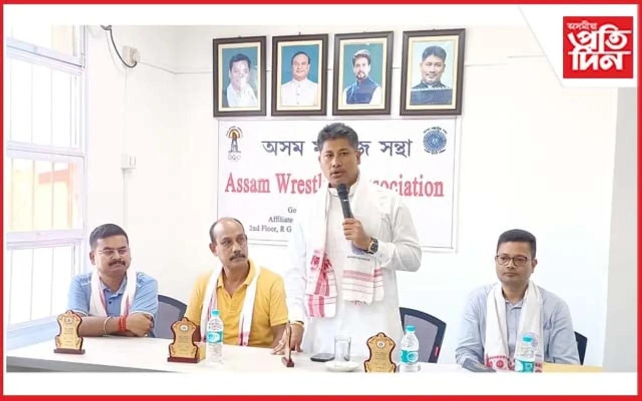 পীযুষ হাজৰীকাৰ উপস্থিতিত অসম মল্লযুঁজ সন্থাৰ প্ৰথমখন কাৰ্যনিৰ্বাহক সভা সম্পন্ন...