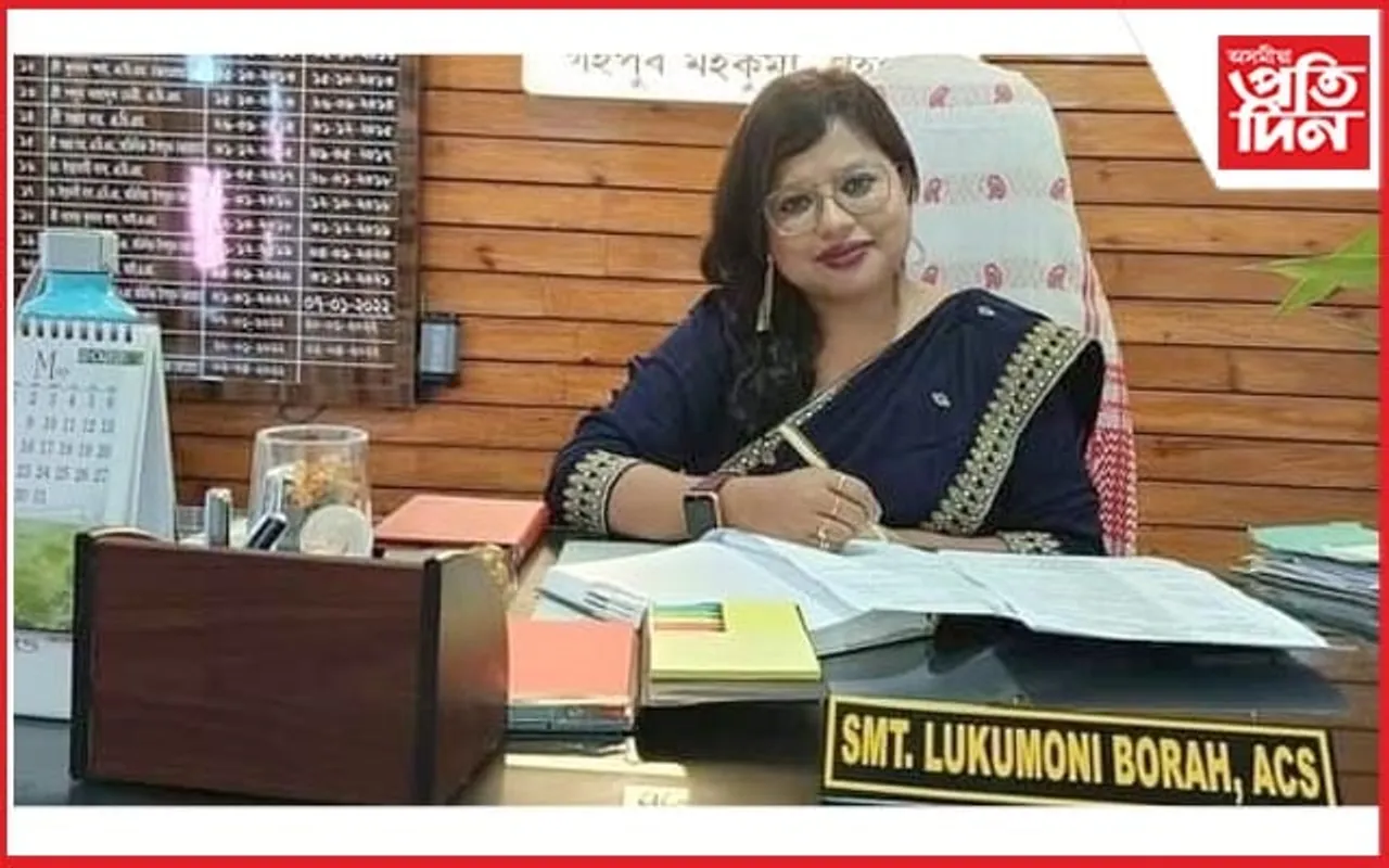 গহপুৰৰ বান বিধ্বস্ত ঠাই পৰিদৰ্শনকালত অসুস্থ মহকুমাধিপতি লুকুমণি বৰা