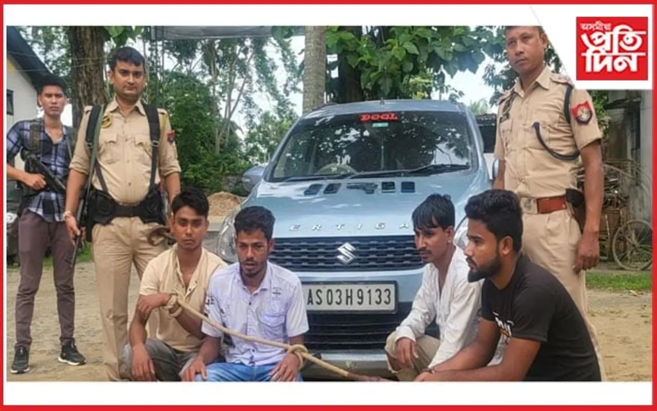 নগাঁৱৰ ৰূপহীহাটত গুলীচালনাঃ আটক ৪ ডকাইত...