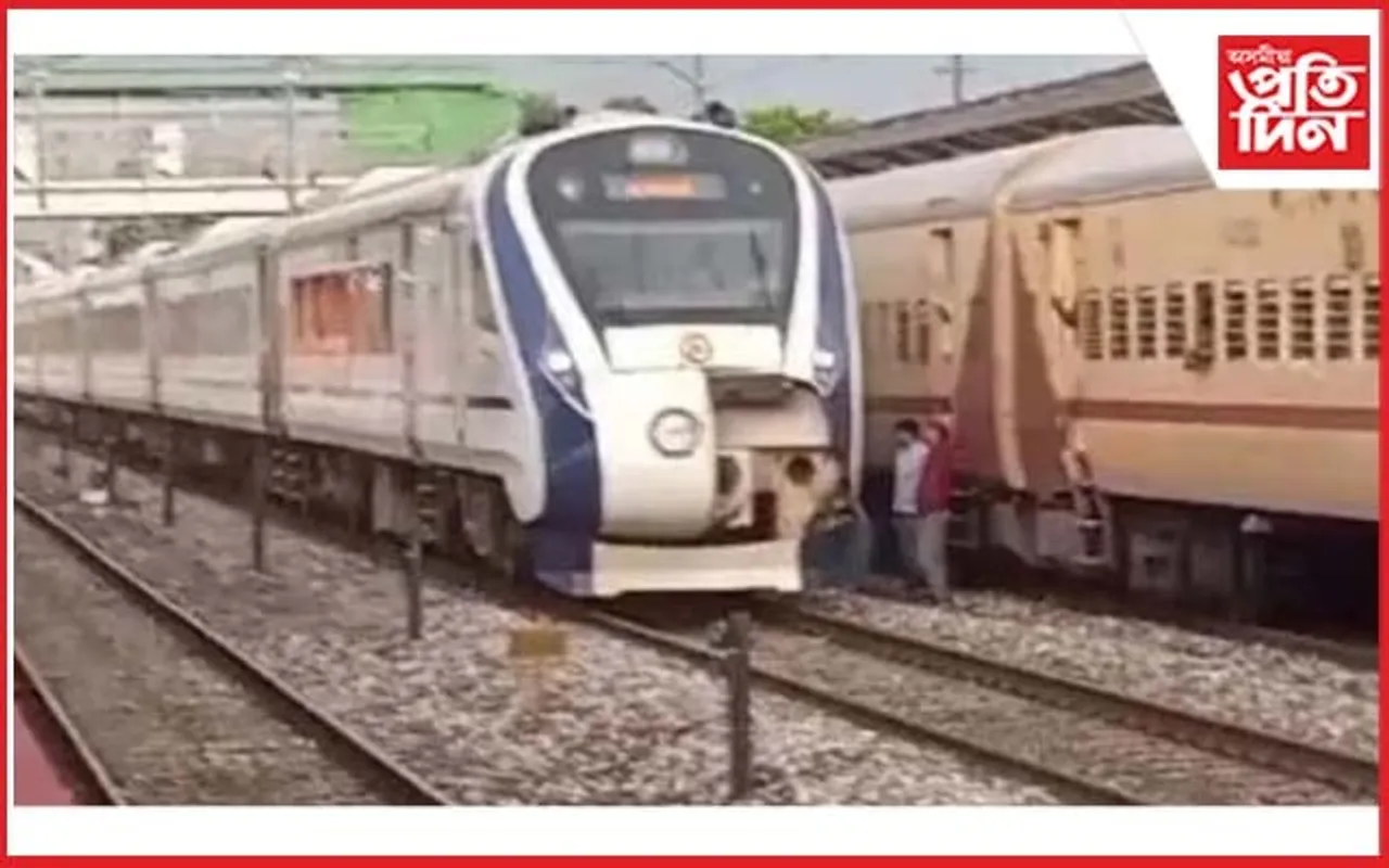 নলবাৰীত বন্দে ভাৰত এক্সপ্ৰেছে খুন্দা মাৰিলে গৰুক, ক্ষতিগ্ৰস্ত...