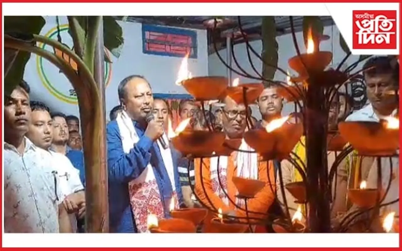জামুগুৰিহাটত নদুৱাৰ মণ্ডল বিজেপিৰ কাৰ্যালয়ৰ শুভ উদ্ধোধন...