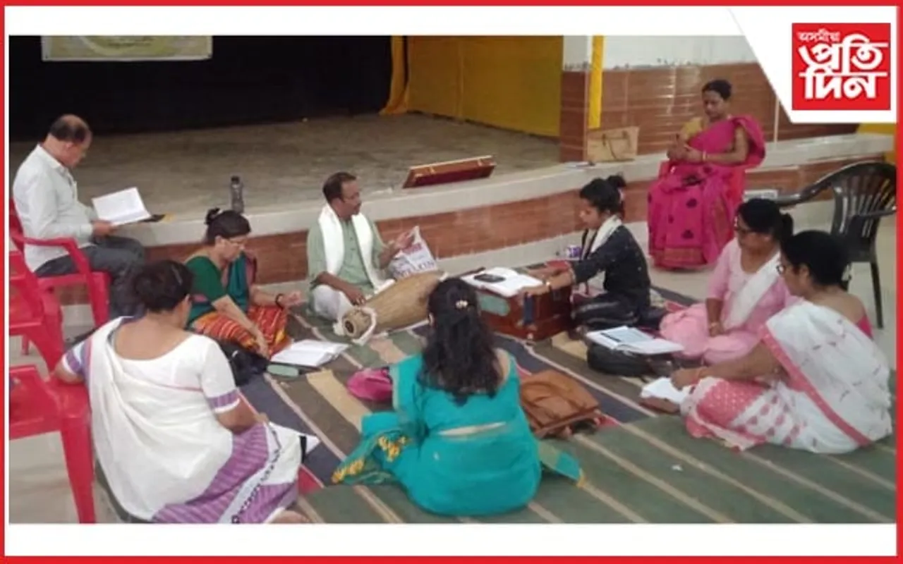 অসম সত্ৰ মহাসভাৰ উদ্যোগত বৰগীত,ভাওনা-সত্ৰীয়া নৃত্যৰ কৰ্মশালা