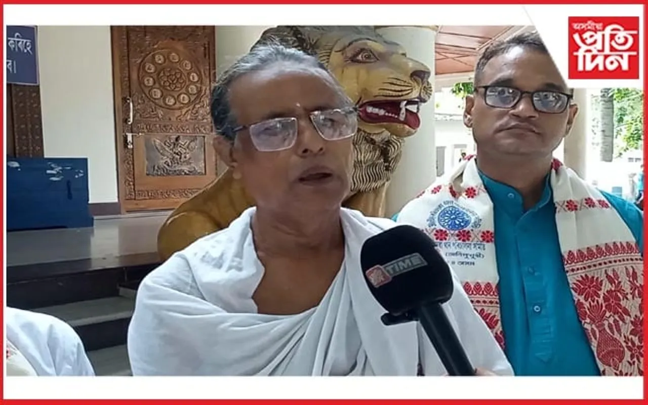 বটদ্ৰৱা নৰোৱা সত্ৰৰ সত্ৰাধিকাৰ দেৱানন্দ দেৱ গোস্বামী GMCHত চিকিৎসাধীন 