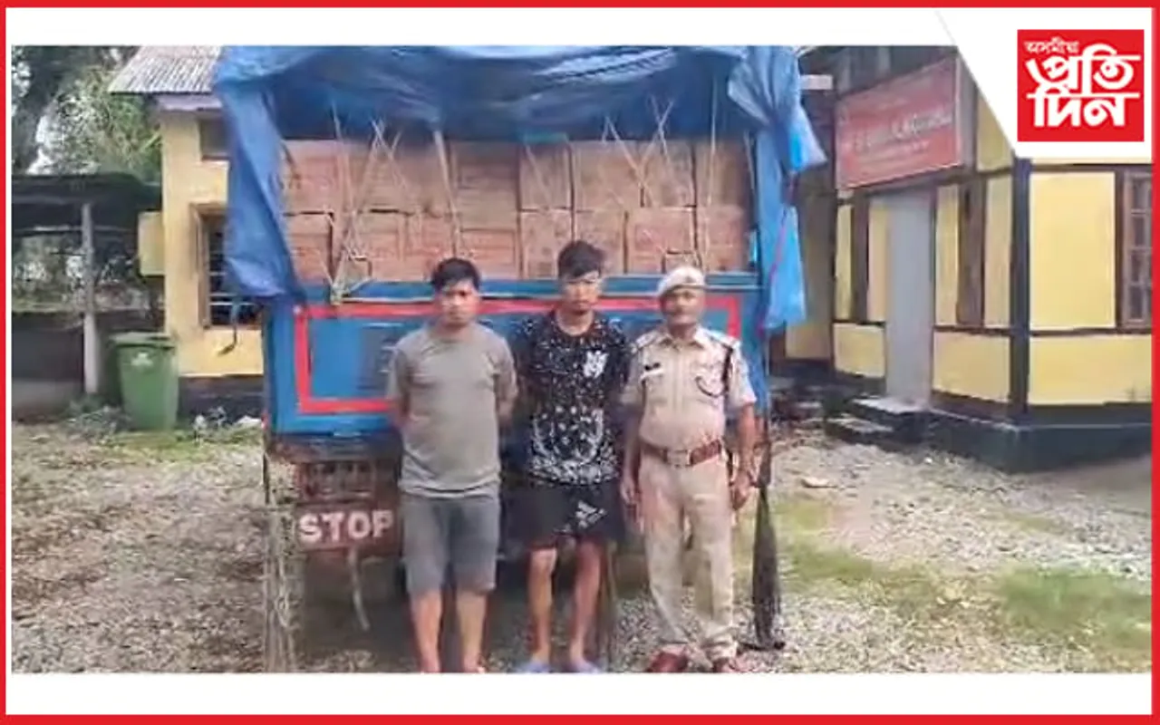 ভাৰত-ভূটান সীমান্তত আবকাৰী বিভাগৰ অভিযানঃ জব্দ ১০ লক্ষাধিক টকাৰ সুৰা, আটক