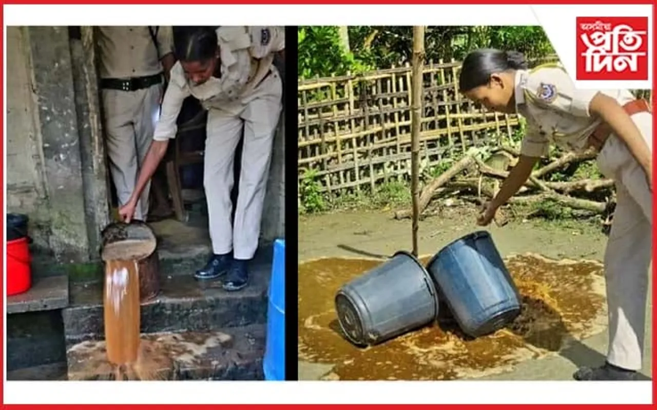 ঘিলামৰাত আবকাৰী বিভাগৰ অভিযানত অবৈধ চুলাই ভাতী উচ্ছেদ...