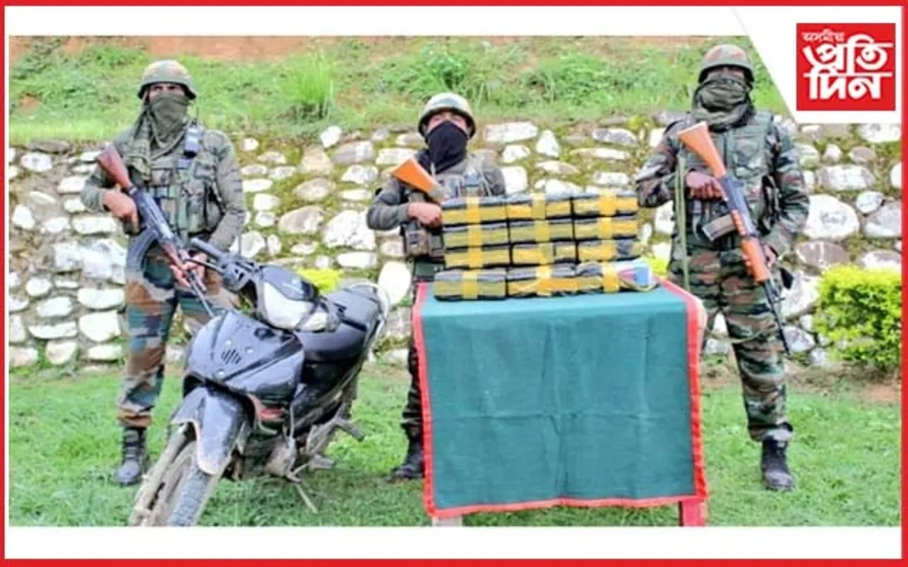 প্ৰায় ৬ কোটি টকা মূল্যৰ হেৰ’ইন আৰু পপি জব্দ অসম ৰাইফলছৰ