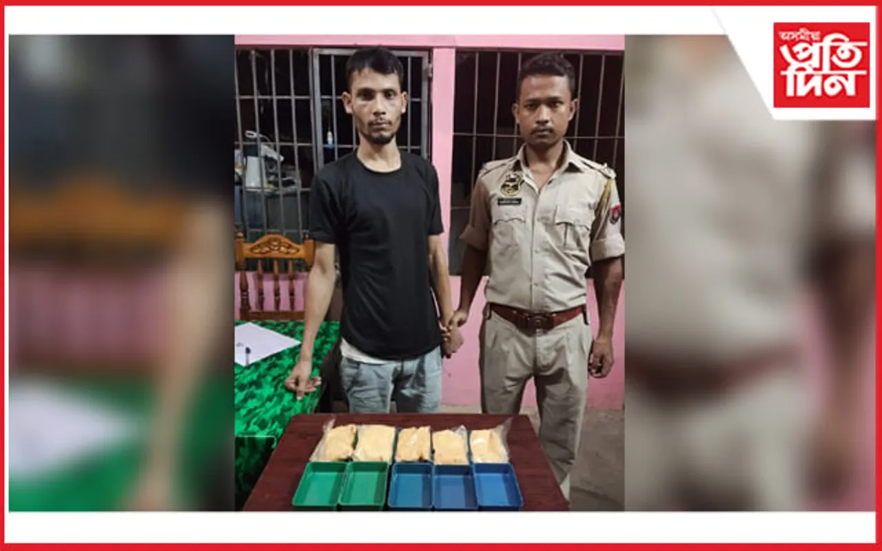 শিলচৰত ব্ৰাউন চুগাৰসহ বাহন জব্দ 