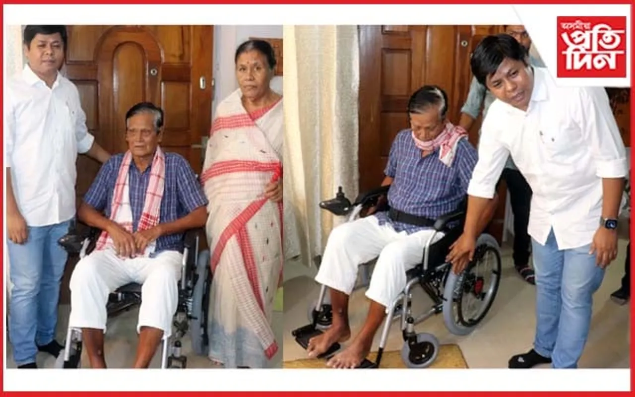 অৰ্জুন ভোগেশ্বৰ বৰুৱালৈ বিধায়ক তৰংগ গগৈৰ বিশেষ উপহাৰ...