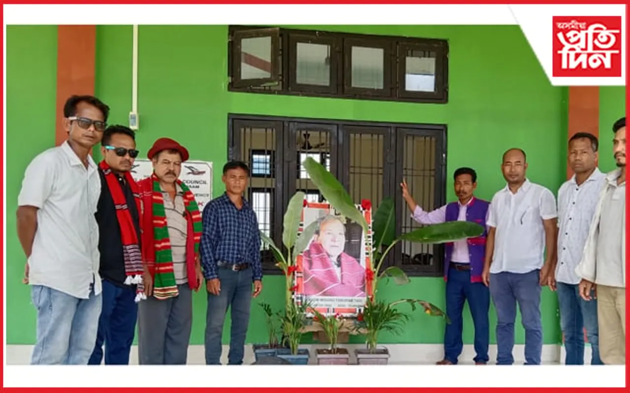 জোনাইত টাবুৰাম টাইদৰ মৃত্যুবাৰ্ষিকী উপলক্ষে স্মৃতিচাৰণ সভা 