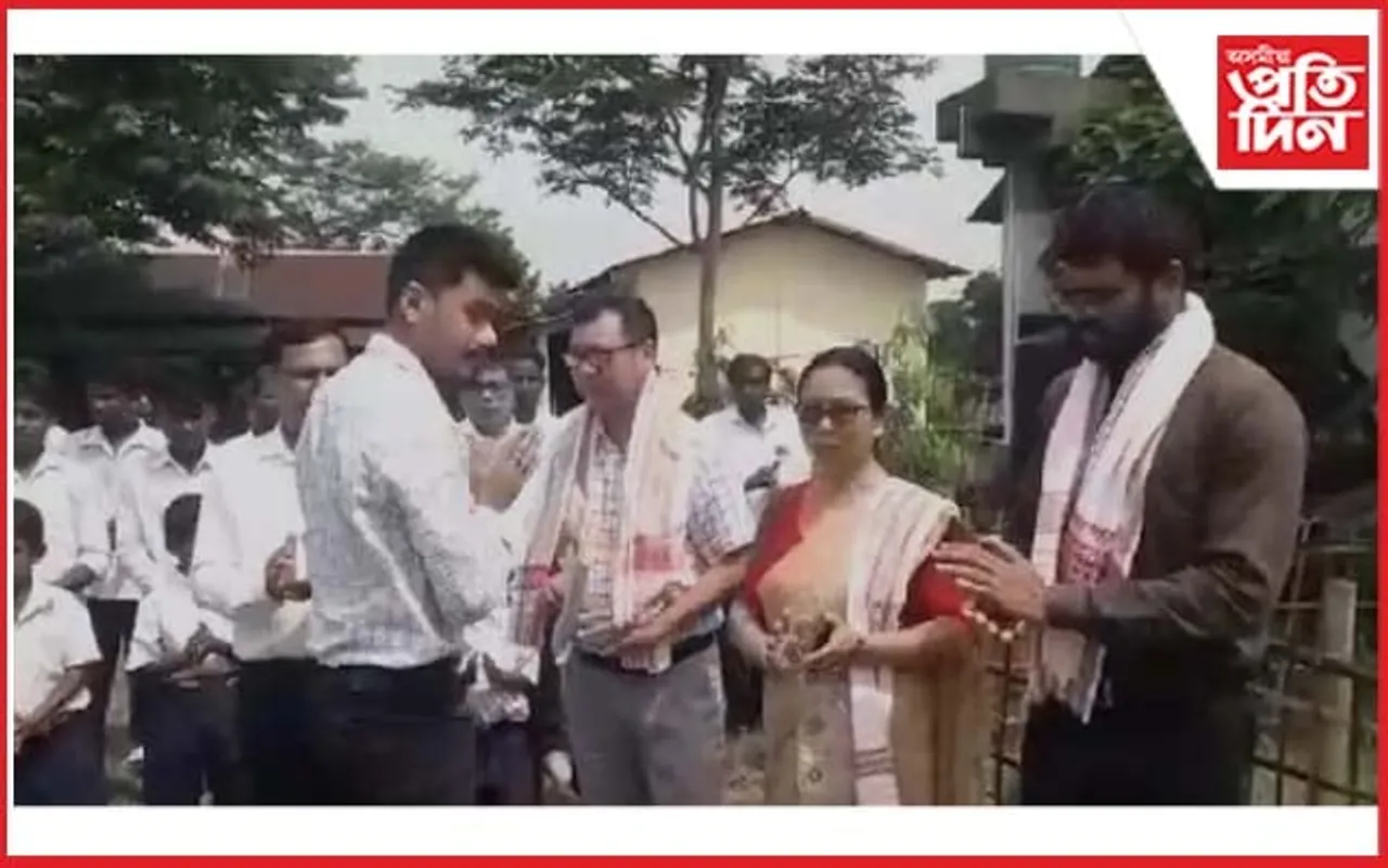 চৰাইপানী গাঁও পঞ্চায়তৰ উদ্যোগত  ১০০ গছপুলি ৰোপণ কাৰ্যসূচী