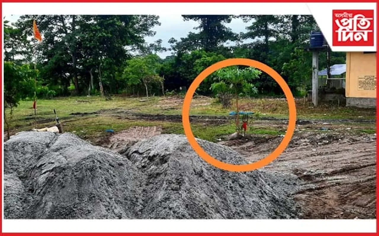 ঢকুৱাখনাত শ্মশানৰ ভূমি বেদলকাৰী ৰূপত পৌৰপতি ৰাজীৱ দাস...