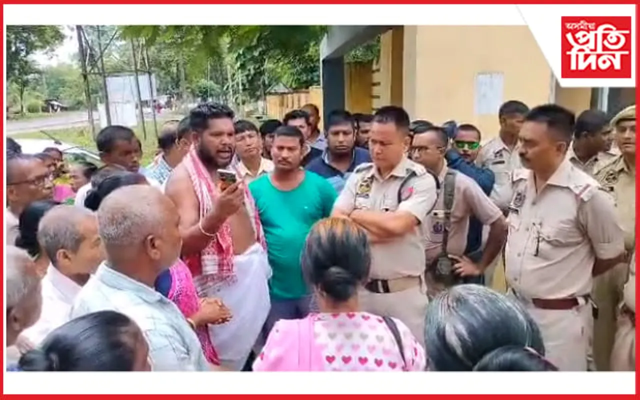 উত্তপ্ত বিশ্বনাথ চাৰিআলি সদৰ আৰক্ষী থানা