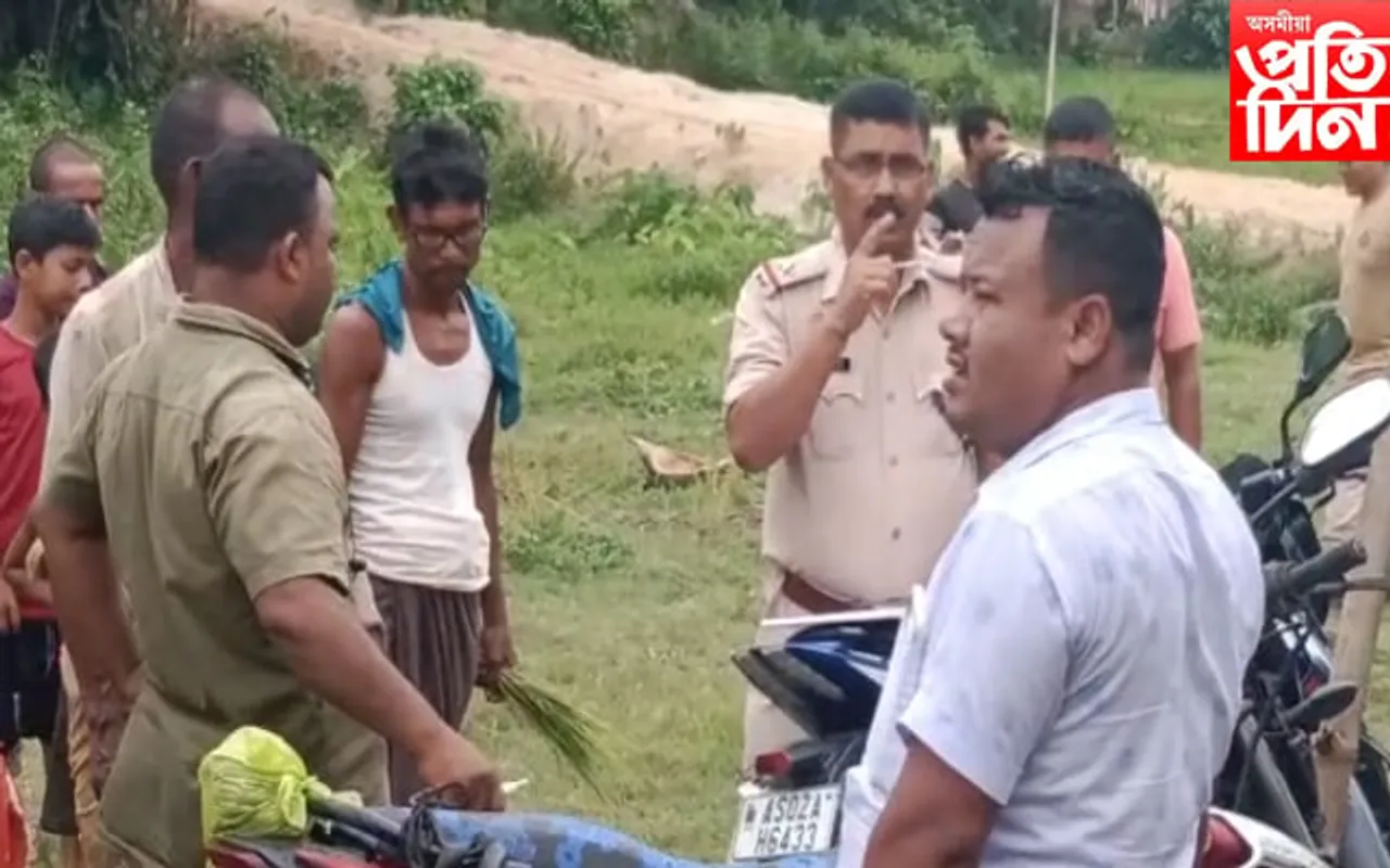 কচুৱাৰ চিতলমাৰীত বাইক দুৰ্ঘটনা,আহত ৩ জন