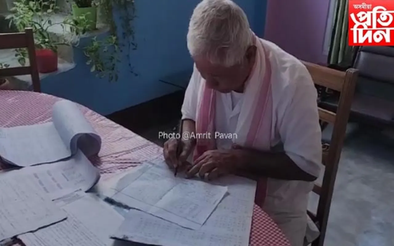 ৮০ উৰ্দ্ধৰ গুনা ৰাম বৰুৱাই লিখি উলিয়ালে অনাদি অনন্ত কালৰ কেলেণ্ডাৰ